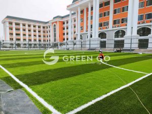 Các bước làm sân bóng đá cỏ nhân tạo