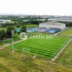 Thi công sân bóng cỏ nhân tạo tại Nhà máy Honda Vĩnh Phúc