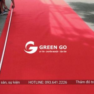 Thảm đỏ trải sàn, sự kiện